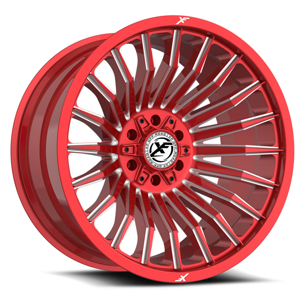 XF OFF-ROAD XF-231 ANODIZED RED &amp; MILLED 20X10 6X135/6X5.5 -24 +106.4