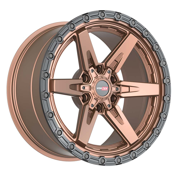 VORTEK VRT-602 MATTE BRONZE WITH BLACK BEAD RING 18X9.0 6X135/6X5.5 -12 +106.1 *NC*