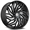 AZZARA AZA-537 GLOSS BLACK 22X9.5 6X135/6X5.5 +22 +108 *NC*