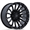 20X10 FUEL BLADE 889 6X5.5/6X135 -18MM C.B:106 GLOSS BLACK MILLED