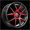 SPEC-1 SP-71 GLOSS BLACK & RED MACHINED 17X8.0 5X112/5X4.5 +42 +73.1 *NC*
