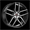 CAVALLO CLV-55 GLOSS BLACK & MACHINED 22X8.5 5X112/5X4.5 +38 +74.1 *NC*