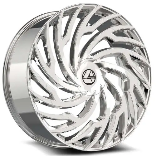 AZZARA AZA-536 NANO CHROME 22X8.5 5X4.5/5X4.75 +38 +74.1 *NC*