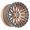 VORTEK VRT-608 MATTE BRONZE WITH BLACK BEAD RING 17X9.0 6X135/6X5.5 +12 +106.1 *NC*