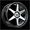 SPEC-1 RACING SPT-33 GLOSS BLACK & MACHINED 18X8.5 5X4.5/5X4.75 +38 +73.1 *NC*