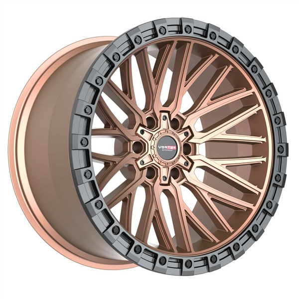 VORTEK VRT-608 MATTE BRONZE WITH BLACK BEAD RING 17X9.0 6X135/6X5.5 -12 +106.1 *NC*