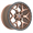 VORTEK VRT-603 MATTE BRONZE WITH BLACK BEAD RING 18X9.0 8X6.5 +0 +125.1 *NC*