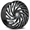 AZZARA AZA-536 GLOSS BLACK 26X9.5 6X135/6X5.5 +22 +87.1 *NC*
