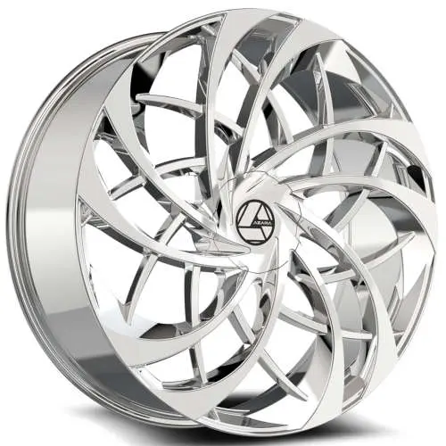 AZZARA AZA-540 NANO CHROME 18X8.0 5X112/5X4.5 +35 +74.1 *NC*
