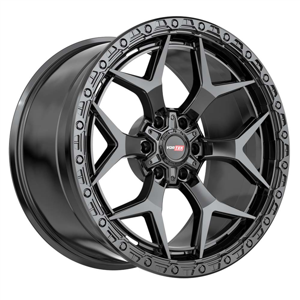 VORTEK VRT-603 SATIN BLACK 18X9.0 8X6.5 -12 +125.1 *NC*