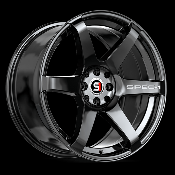 SPEC-1 SPT-32 GLOSS BLACK 18X8.0 5X4.5/5X4.75 +34 +73.1 *NC*