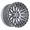 VORTEK VRT-608 MATTE TITANIUM WITH BLACK BEAD RING 17X9.0 6X135/6X5.5 +0 +106.1 *NC*