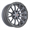 VORTEK VRT-601 MATTE TITANIUM WITH BLACK BEAD RING 18X9.0 6X135/6X5.5 -12 +106.1 *NC*