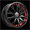 SPEC-1 SP-59 GLOSS BLACK & RED UNDERCUT 17X7.5 5X110/5X4.5 +42 +73.1 *NC*