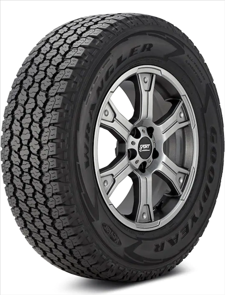 245/75R17 GOODYEAR WRANGLER ALL-TERRAIN ADVENTURE WITH KEVLAR 112T 640AA 60K BSW