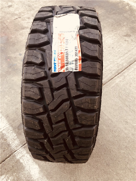 LT33X12.50R20 TOYO OPEN COUNTRY R/T 10 PLY
