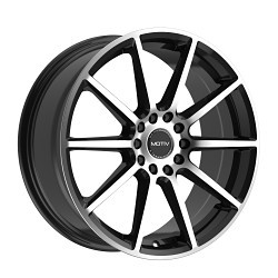 MOTIV WHEELS 431MB 16X7.5 5X108/5X4.25/5X4.5/5X114.3 +40MM +73.1 GLOSS BLACK MACHINE