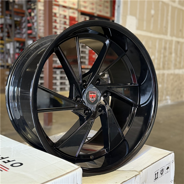 BZNUNI 6081 GLOSS BLACK 22X12 6X139.7 +20 +78.1