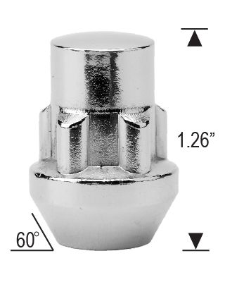 7/16 ACORN LOCK SET, 1.26"