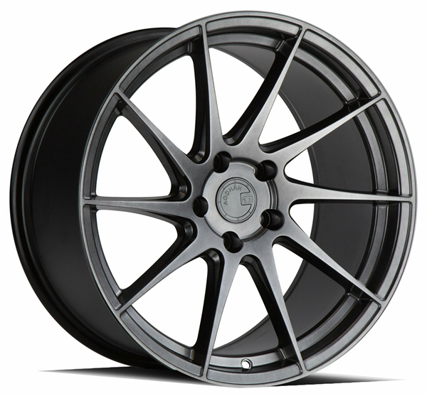 AODHAN-AH09 HYPER BLACK 18X9.5 5X4.5 +35 +73.1 (DRIVER SIDE) *SINGLE PHASE FORGING CONSTRUCTION* SPF