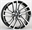 AU-15 BLACK/MACHINED FACE 20X9.0 5X112 +32 +66.6 *AW*