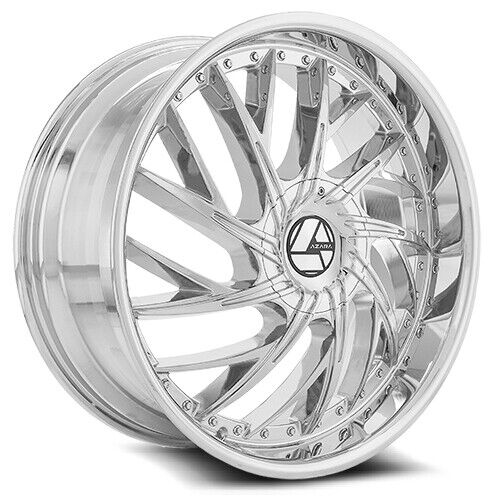 AZARA AZA-516 CHROME 20X8.5 5X112/5X4.5 +35 +74.1