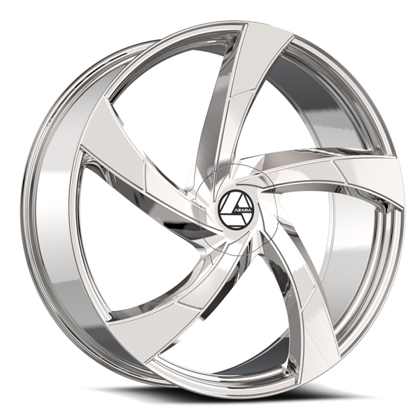 AZARA AZA-524 NANO CHROME 22X8.5 5X112/5X114.3 +38 +74.1 *NC*
