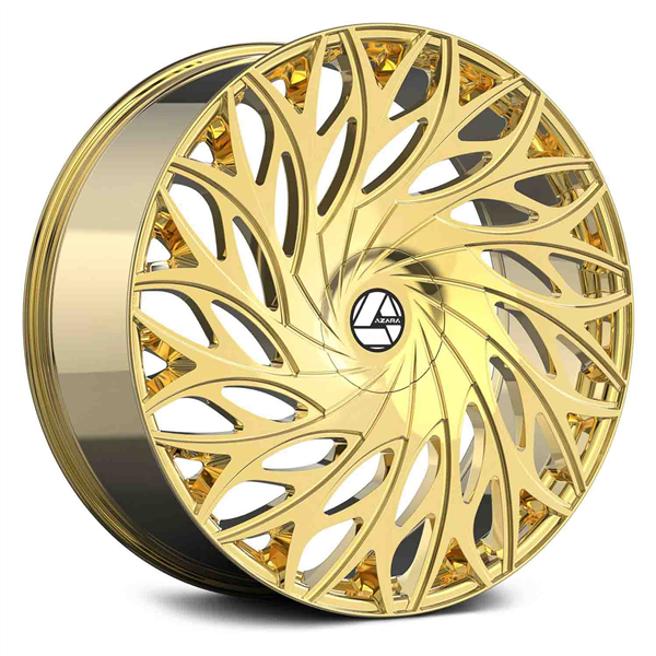 AZARA AZA-525 NANO GOLD 20X8.5 5X112/5X114.3 +35 +74.1 *NC*