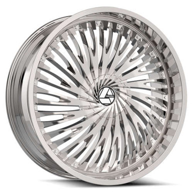 AZARA AZA-526 NANO CHROME 22X9.5 5X115/5X120 +15 +74.1 *NC*