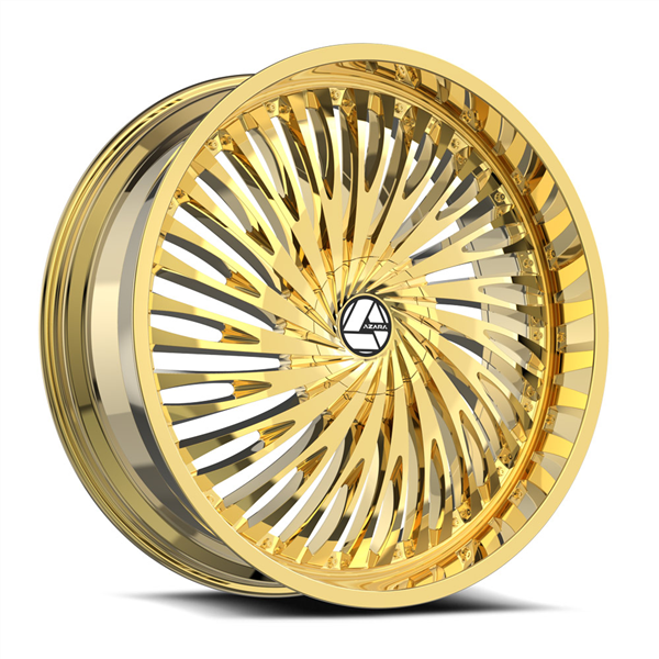 AZARA AZA-526 NANO GOLD 20X8.5 5X112/5X114.3 +35 +74.1 *NC*