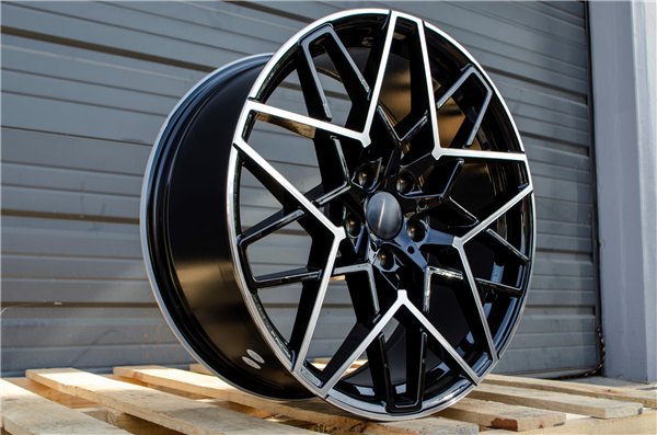 B-10 GLOSS BLACK/MACHINE FACE 19X9.5 5X4.75 +38 72.6