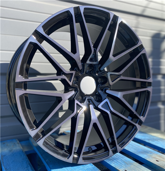 B-19 BLACK MACHINE FACE 20X10.5 5X4.75/5X120 +40 +72.6 *AW* BMF+BLACK LUCENCY PAINT