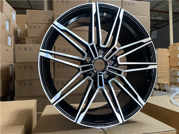 B-21 BLACK MACHINE FACE 19X9.5 5X4.75/5X120 +38 +72.6