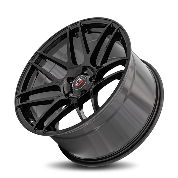 CURVA CONCEPTS-C300 GLOSS BLACK 19X8.5 5X112 +35 +66.56 *STAGGERED*