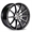 CURVA CONCEPTS CFF72 GLOSS BLACK MACHINED FACE 19X8.5 5X112 +35 +66.6