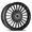 CAVALLO CLV-32 GLOSS BLACK MACHINED 20X8.5 5X112/5X4.5 +35 +74.1*NC*