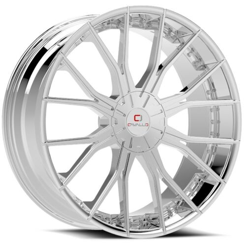 CAVALLO-CLV36 CHROME 24X9.0 5X115/5X120 +18 +78.1 *NC*