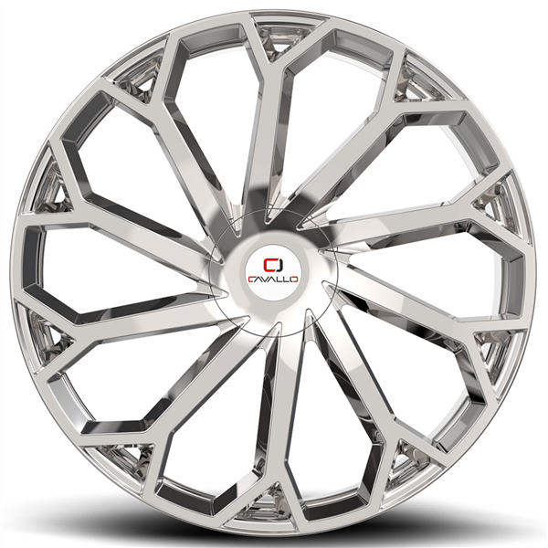CAVALLO CLV-51 NANO CHROME 20X8.5 5X108/5X114.3 +35 74.1 *NC*