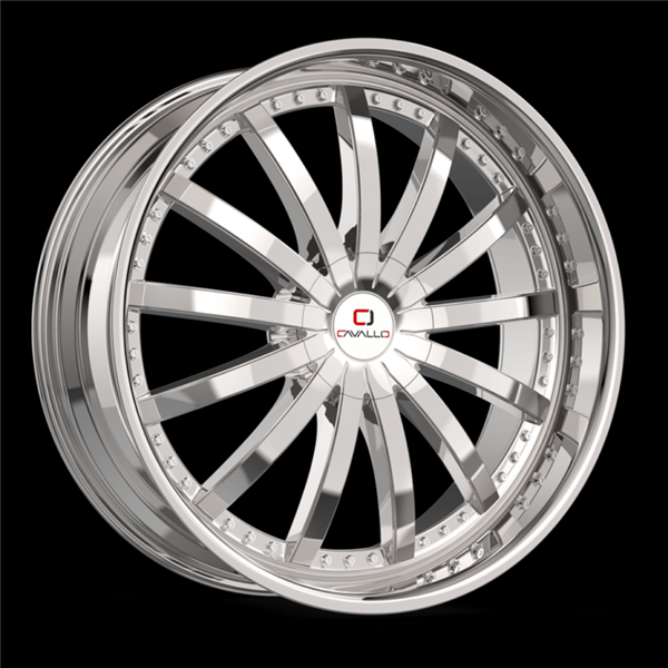 CAVALLO CLV-53 NANO CHROME 20X8.5 5X114.3/5X120 +35 74.1 *NC*
