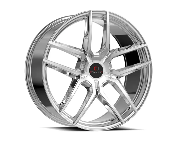 CAVALLO CLV-55 NANO CHROME 20X8.5 5X114.3/5X112 +35 +74.1 *NC*
