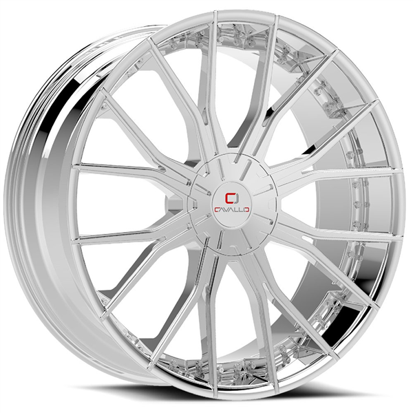 CAVALLO-CLV36 NANO CHROME 18X8.0 5X108/5X114.3 +35 +74.1 *NC*