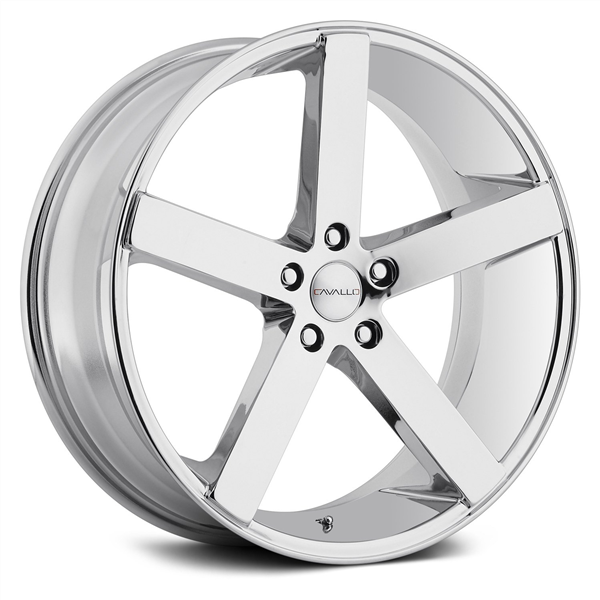 CAVALLO CLV-5 NANO CHROME 18X8.0 5X112 +35 +66.6 *NC*