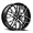 DEFY-WHEELS D05 GLOSS BLACK MACHINE 18X8.0 5X4.5 +38 +73.1