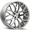 DEFY-WHEELS D07 SILVER MACHINE FACE 17X7.5 5X114.3 +38 +73.1