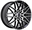 DRW-D17 BLACK/MACHINE FACE 17X7.0 4X100/4X4.5 +40 +73.1