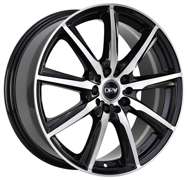 DRW-D18 BLACK/MACHINE FACE 18X7.5 5X100/5X4.5 +40 +73.1