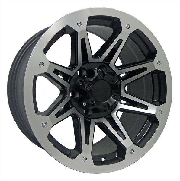 DCENTI-DW901 FLAT BLACK/MACHINE 22X10 8X170 +0 +125