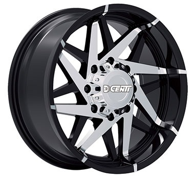 DCENTI-DW99 BLACK/MACHINE 22X14 6X5.5 -76 +108