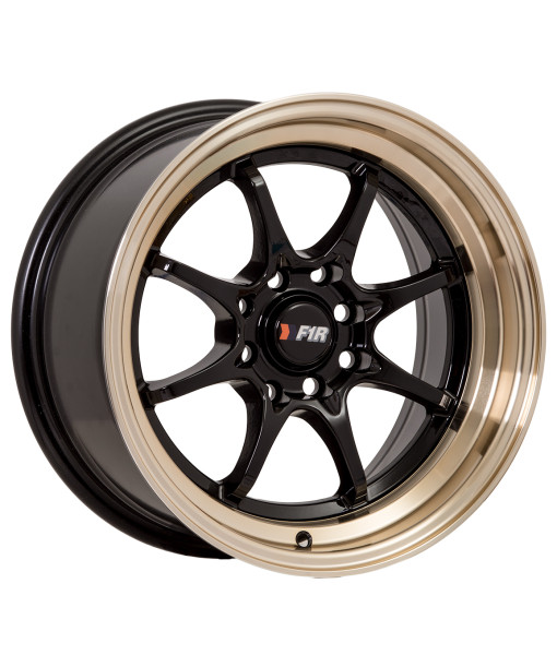 F1R-F03 BLACK/BRONZE LIP 15X8.0 4X100/4X4.5+25