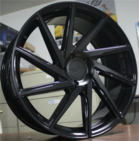 F1R-F29 DOUBLE BLACK 18X9.5 5X4.5/5X4.75+38